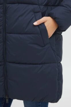 OXMO Winterjacken Winterjacke Bodil Frauen Navy / Dunkelblau -OXMO Verkaufs-Shop f89af648bdc4a5d067e2bf74a7927844