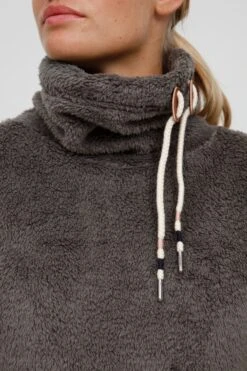 OXMO Pullover Fleecepullover ANNIKI Frauen Grau -OXMO Verkaufs-Shop f89e141d26ef4022bf972a8d02ef6d88