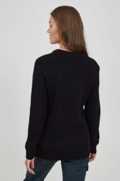 OXMO Feinstrickpullover Pullover Natasja Frauen Schwarz -OXMO Verkaufs-Shop f949dd902f68a1fe063bdf001e26e095