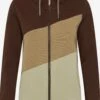 OXMO Sweatjacken Sweatjacke AGGI Frauen Braun
