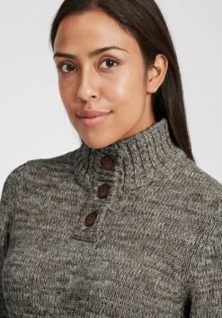 OXMO Rollkragenpullover Strickpullover Philicita Frauen Grau 10 OXMO Rollkragenpullover Strickpullover Philicita Frauen Grau -OXMO Verkaufs-Shop fa5208ffff47b2be62479392094ed559