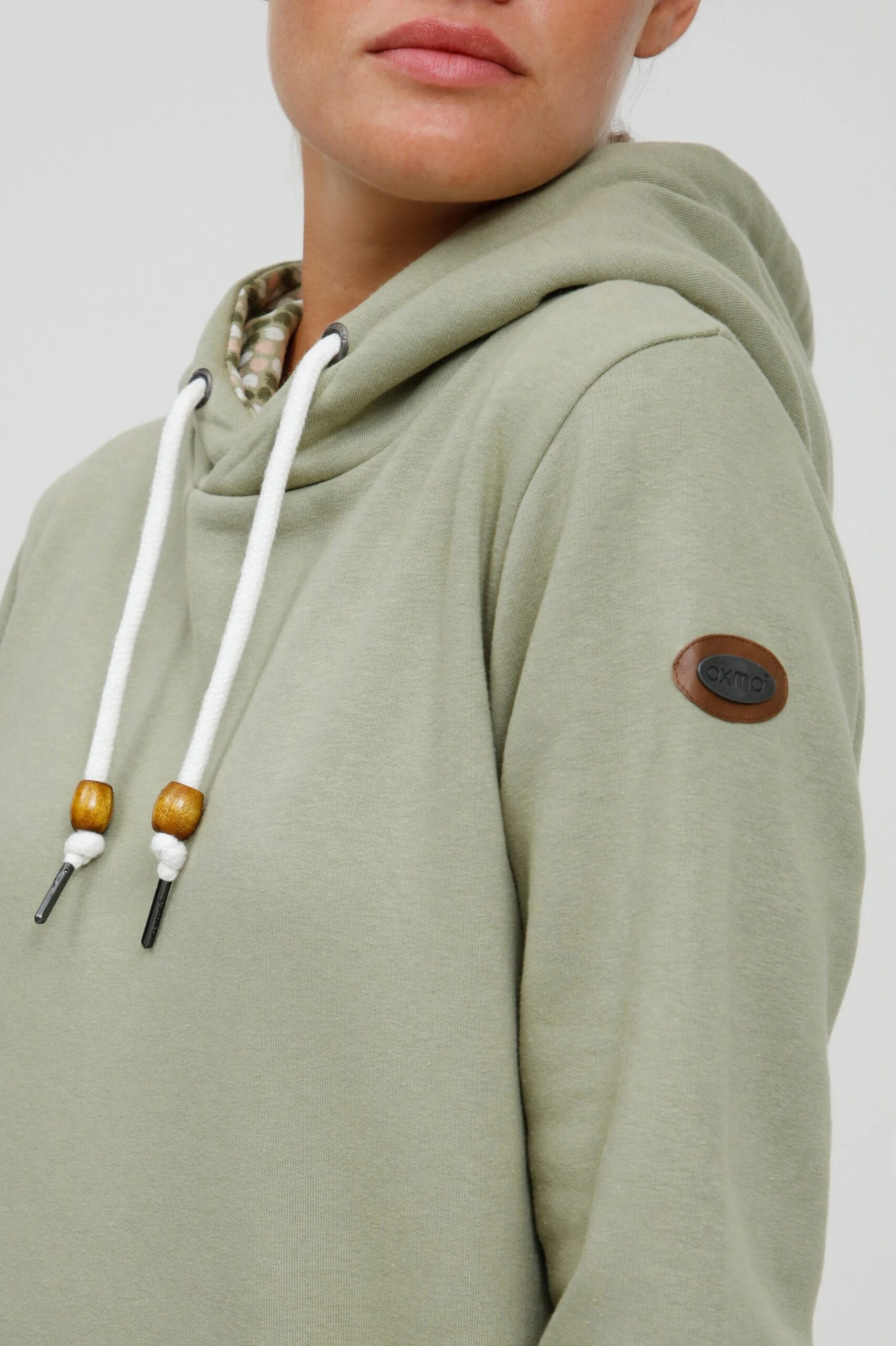 OXMO Pullover Kapuzenpullover ULRIKA Frauen Grün 6 OXMO Pullover Kapuzenpullover ULRIKA Frauen Grün – Bild 6