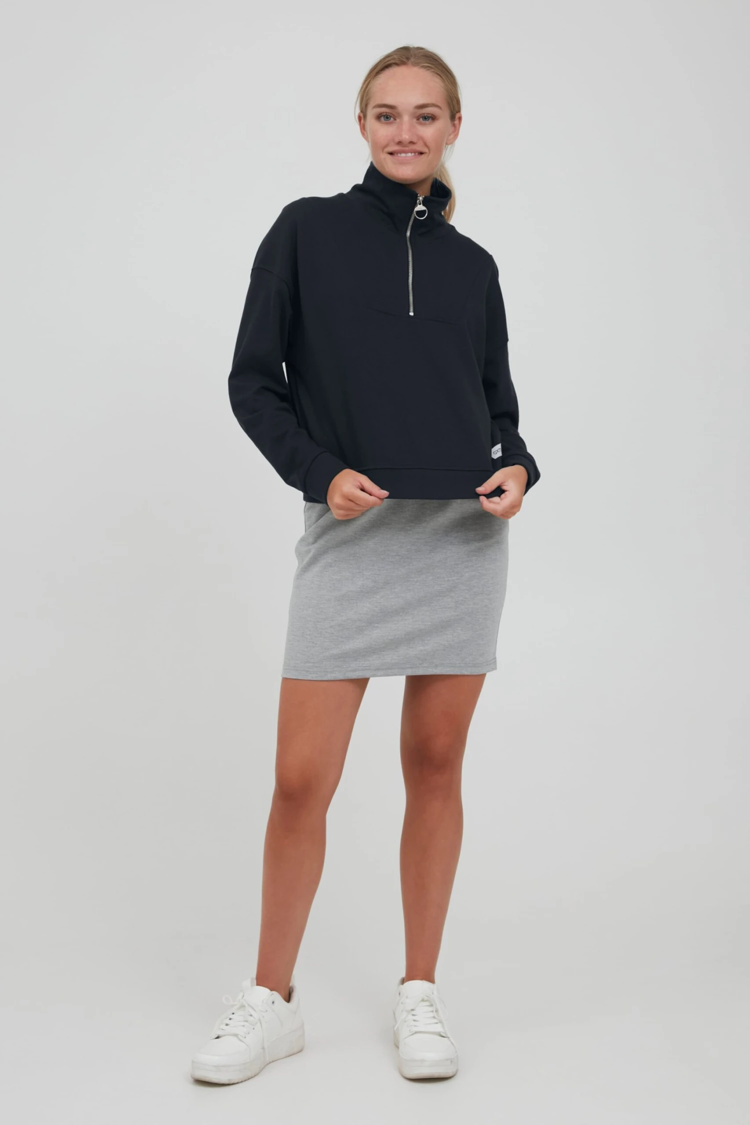 OXMO Pullover & Strick Pullover GRETHE Frauen Dunkelblau 3 OXMO Pullover & Strick Pullover GRETHE Frauen Dunkelblau – Bild 3