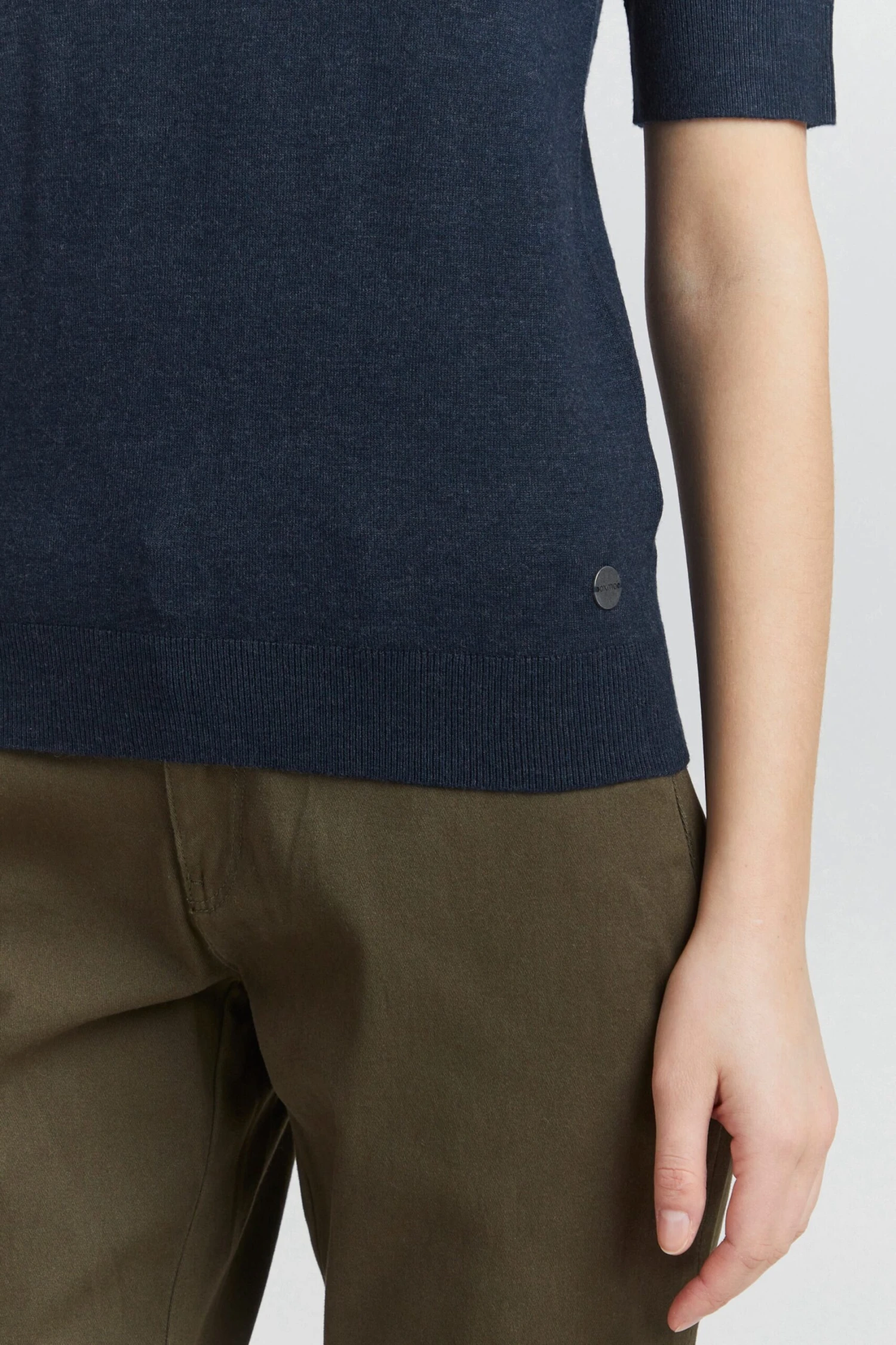 OXMO Pullover Strickpullover Helin Frauen Dunkelblau 6 OXMO Pullover Strickpullover Helin Frauen Dunkelblau – Bild 6