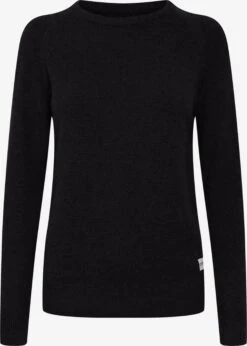 OXMO Pullover Strickpullover MARIA Frauen Schwarz