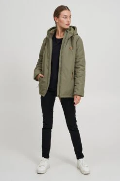 OXMO Winterjacken Winterjacke Tekla Frauen Oliv -OXMO Verkaufs-Shop fadda2642de8c141dd7849052f5b34d0