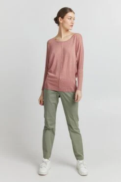 OXMO Pullover Strickpullover Herdis Frauen Rosa -OXMO Verkaufs-Shop fb2619935034b21065b9256ddd4e9c60