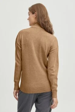OXMO Rollkragenpullover Pullover Rita Frauen Beige -OXMO Verkaufs-Shop fbf594f7b8a29b41e6a9b73a96ea8286