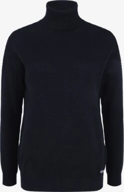 OXMO Strickjacken Rollkragenpullover Sina Frauen Blau