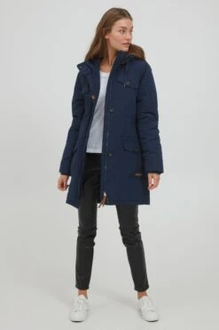 OXMO Jacken Parka Tala Frauen Blau -OXMO Verkaufs-Shop fcfa69e1edea8c2690fc64eabcf9aa43