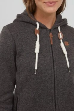 OXMO Sweatjacken Strickfleecejacke Thory Frauen Dunkelgrau / Graumeliert 10 OXMO Sweatjacken Strickfleecejacke Thory Frauen Dunkelgrau / Graumeliert -OXMO Verkaufs-Shop fcfe5f85fb81321f9c16c4aa92dfdc5d