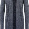 OXMO Strickjacken Strickjacke Neli Frauen Blau