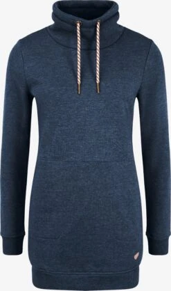 OXMO Longpullover Hoodie Vilma Frauen Blau